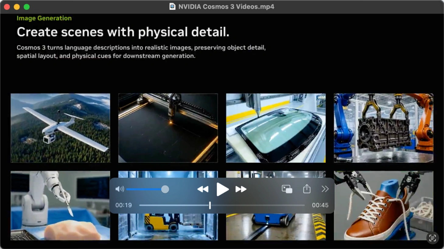 Use the Command and C keys to copy the current frame image from a paused QuickTime Player.