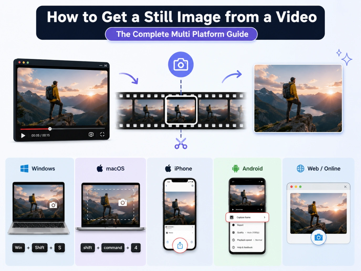 How to Extract Still Images from Videos: A Multi-Platform Guide with Diagrams